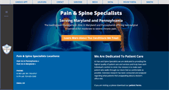 Desktop Screenshot of painandspinespecialists.com