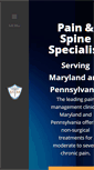 Mobile Screenshot of painandspinespecialists.com